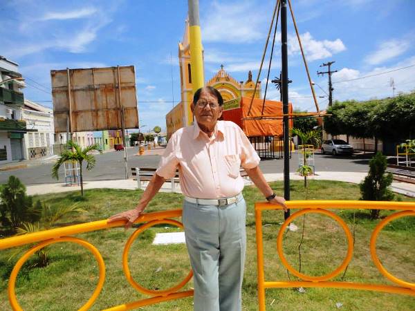Chico Xavier em na ultima visita a Milagres-CE (Dezembro de 2014) | Foto: reprodução Facebook