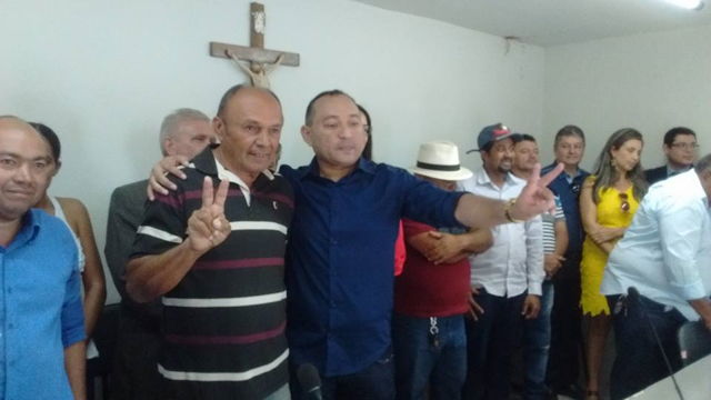 Chapa da oposição: Gilmar Alves e Zé Petrônio (Foto: Divulgação)