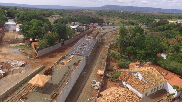 Obras dos trechos II e III da avenida do Contorno de Juazeiro do Norte chegam a 90% (Foto: Reprodução)