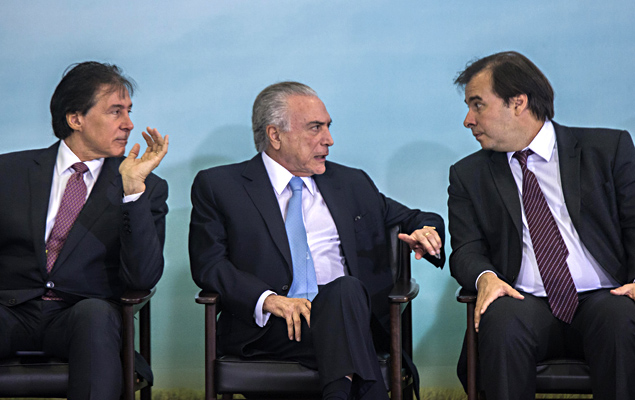 Temer, Maia e Eunício
