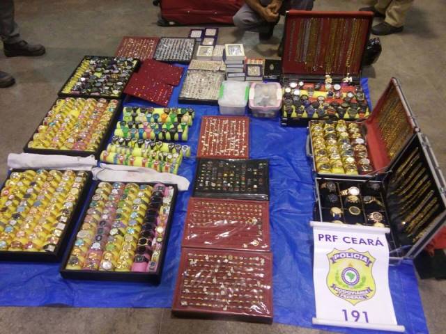 Mercadorias apreendidas