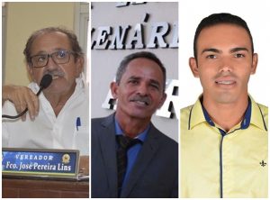 Na esquecia da imagem: Lorim; Beto Mitrado e Isael Saltos | Fotos: Reprodução Facebook